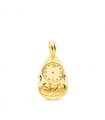 Medaglia neonato e orologio goccia oro 9kt 19mm