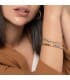 Pulsera Mujer Oro Bicolor 18K Zambia