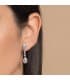 Boucles d'oreilles Mariage Grace Or Blanc 18K 30mm