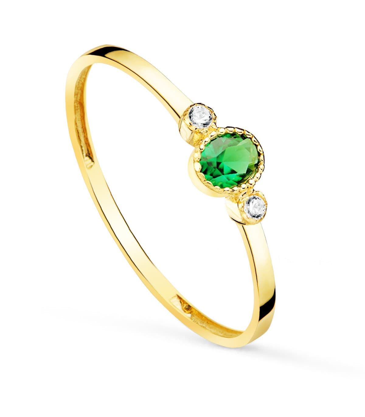 Bague Green Or Jaune 18k Always