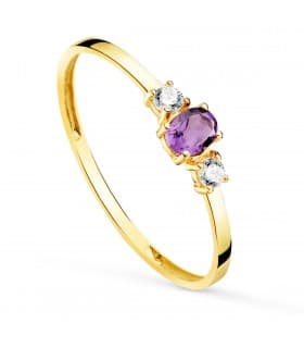 Goldring 750 Amethyst 19568-at Damen