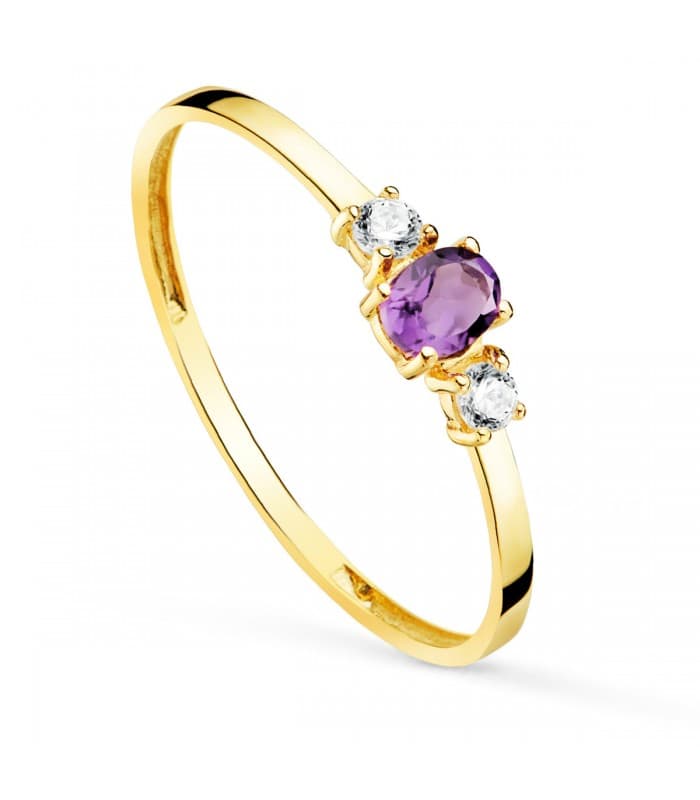 Bague Améthyste Or Jaune 18K Always