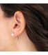Pendientes Sand Aros Pearl Oro 18K
