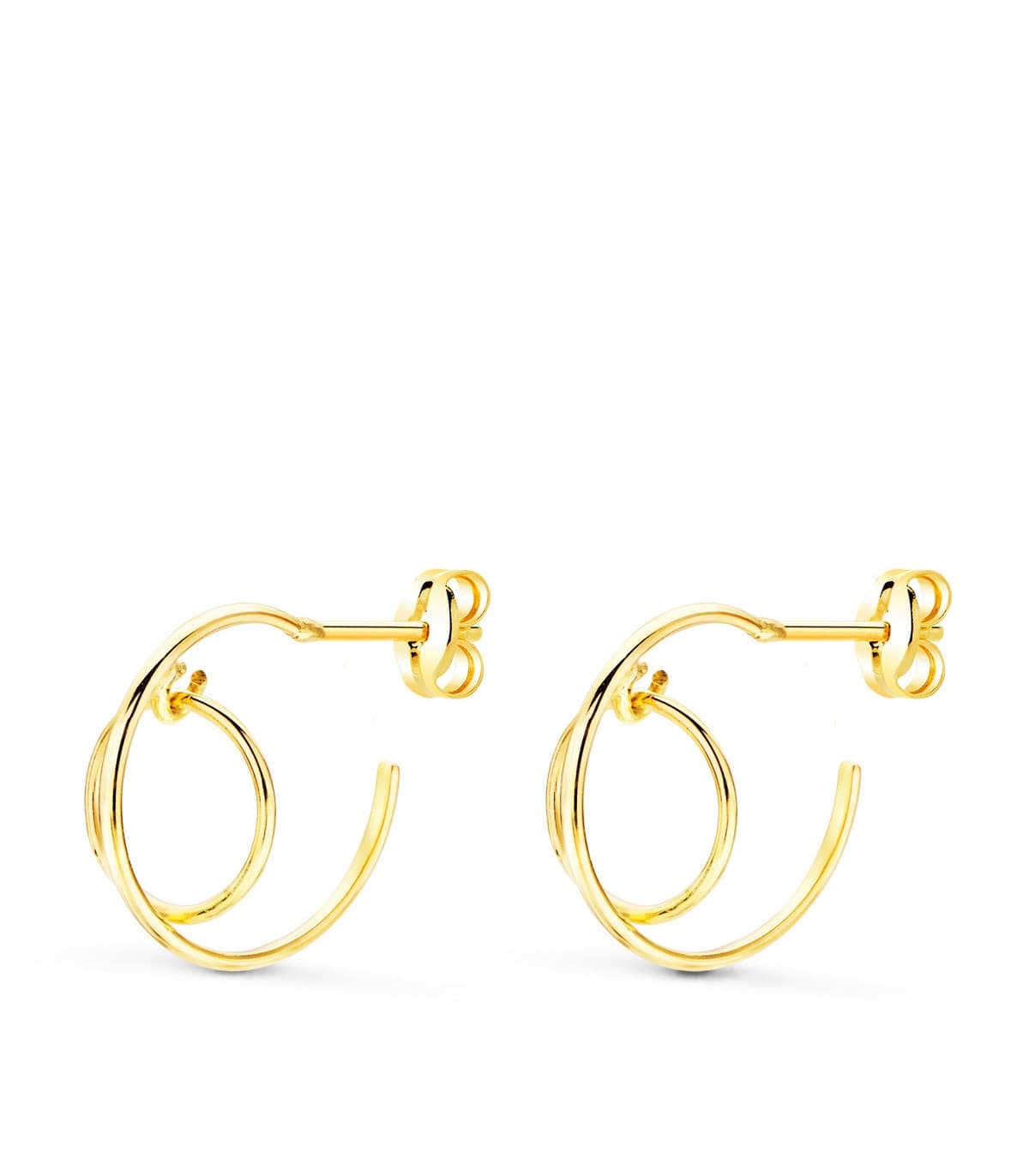 Pendientes Sand Aros Oro 18K