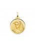 Medalla Virgen Macarena 18 Ktes 20 mm