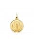 Medaglia Madonna del Pilar 18 kt 18 mm