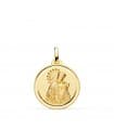 Medalla Virgen de los Desamparados 18 Ktes 18 mm Bisel