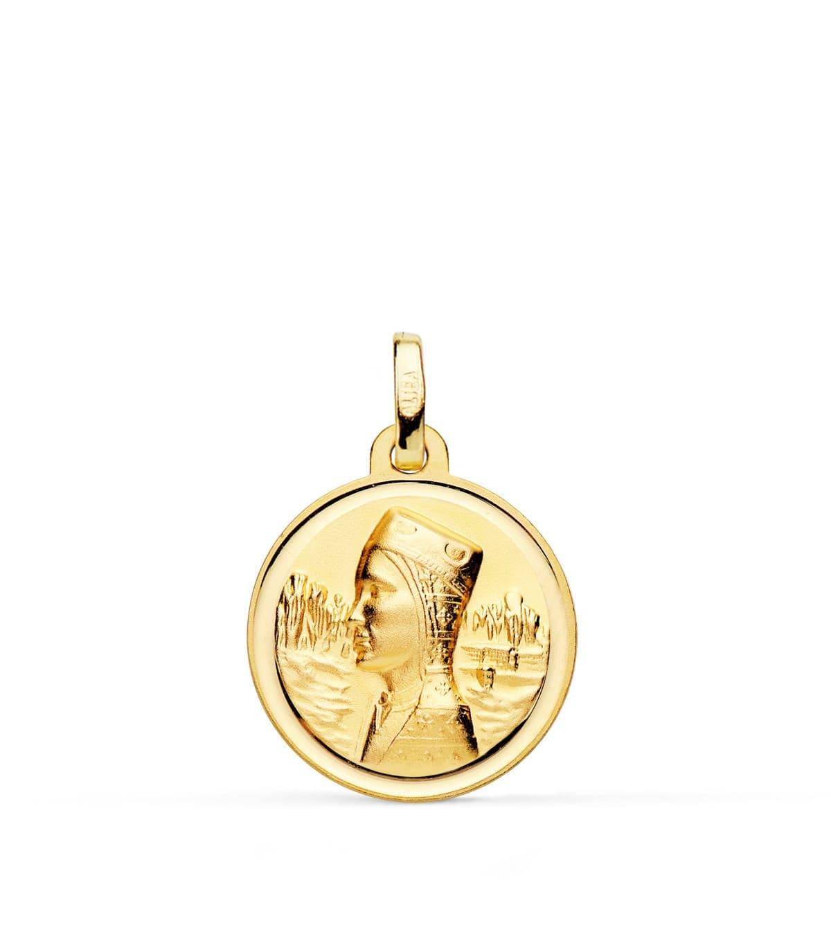 Médaille Vierge de Montserrat biseauté 18 mm