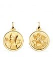 Skapulier Hl. Georg & Madonna 750 Gelbold P3003-118