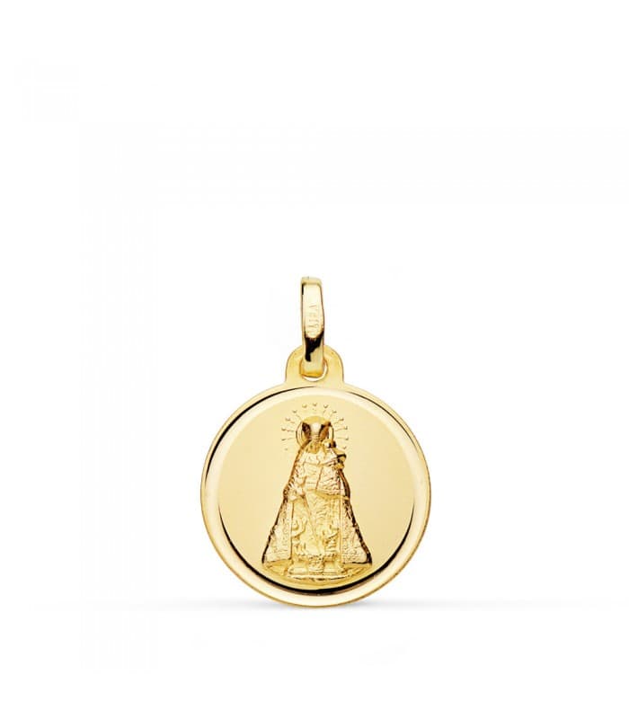 Medalla Virgen de los Desamparados 18 Ktes 16mm