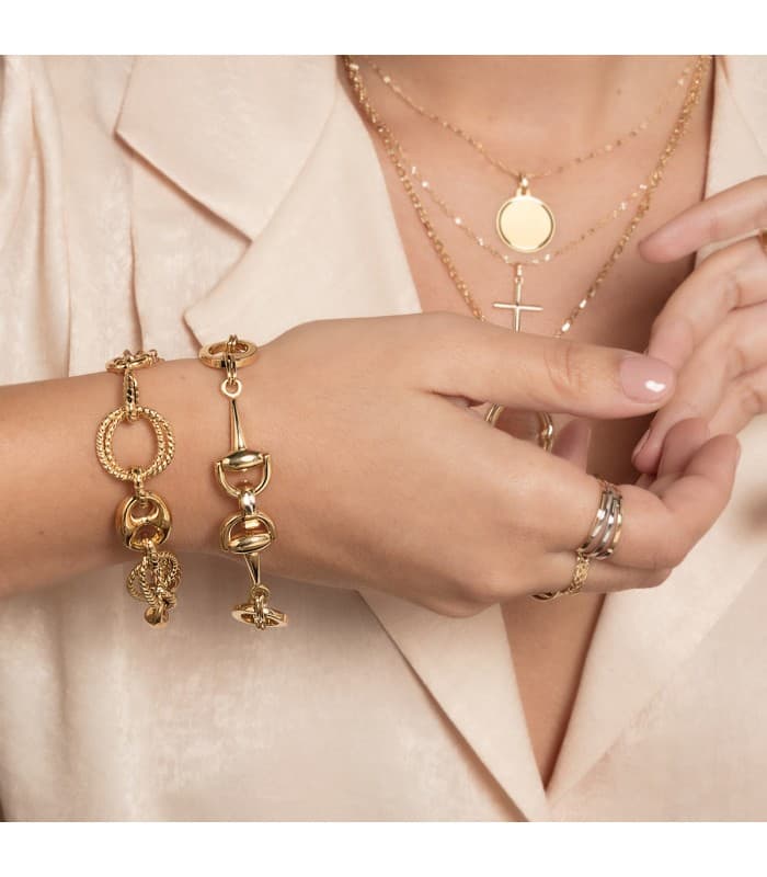 Bracelet Femme Marine Or Jaune 18K