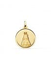 Jungfrau der Hilflosen Medaille 18K Gelbgold P3098-118