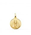 Medalla V. Guadalupe México oro 18k Bisel 16mm