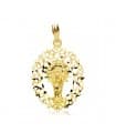 Jungfrau del Pilar Medaille 18K Gold P3051-330