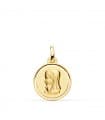 Médaille Vierge au voile 18 K