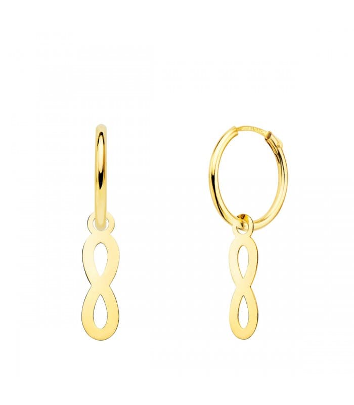 Créoles Infini Or Jaune 18k