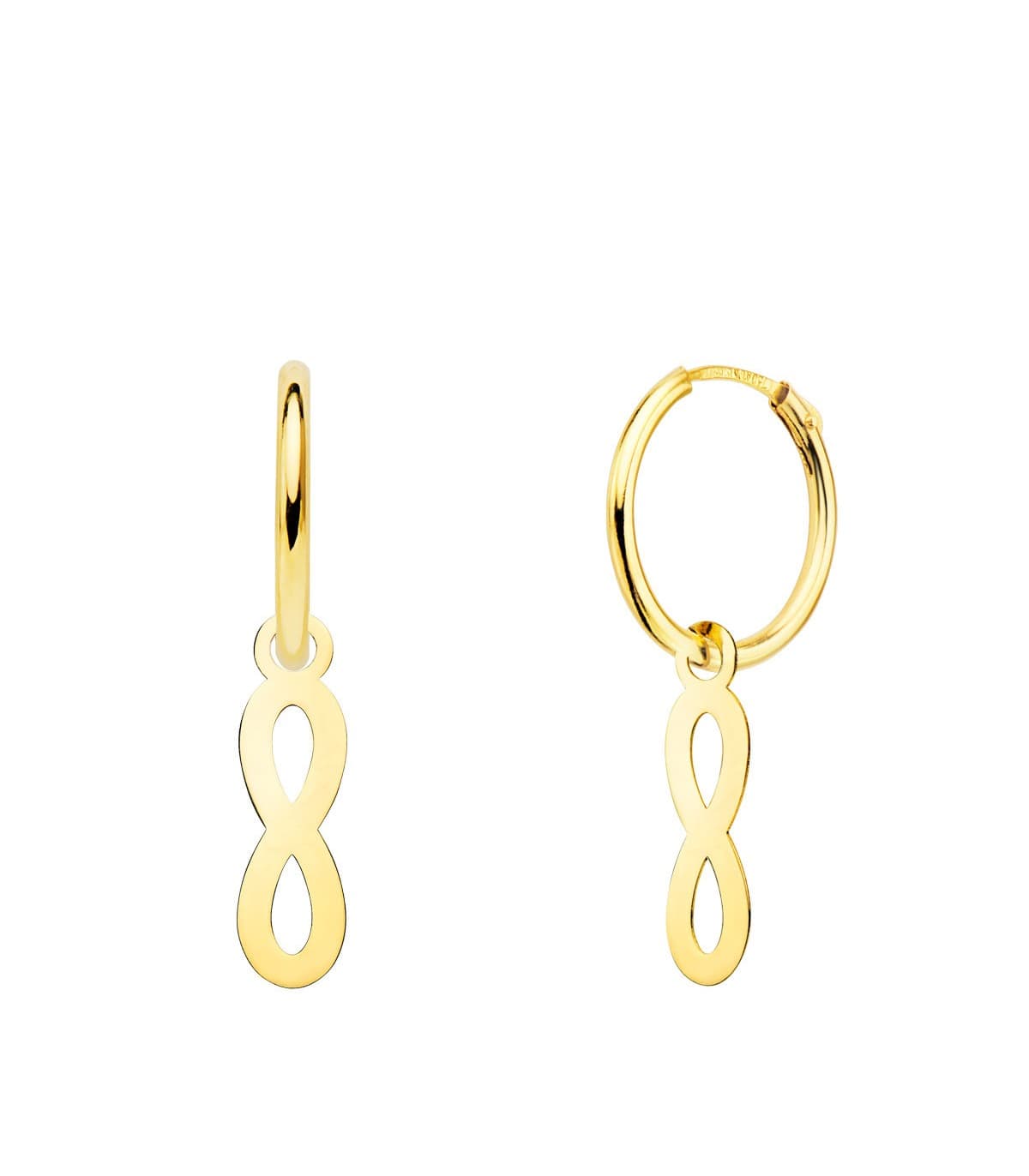 Créoles Infini Or Jaune 18k