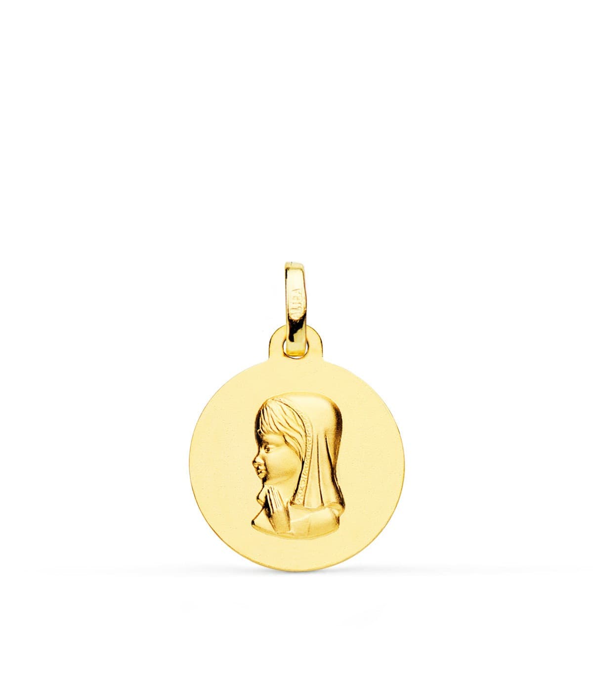 Medalla Virgen niña 18 Ktes