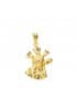 Cristo del Gran Poder Silueta Oro 18K 20mm