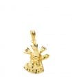 Cristo del Gran Poder Silueta Oro 18K 20mm