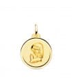 Médaille Vierge en prière 18K Bisel 20mm