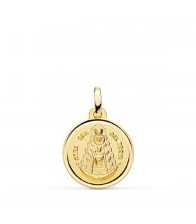 Médaille Notre-Dame Vierge du Rocio 18K 16 mm