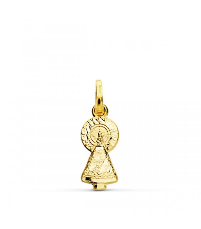 Médaille Vierge du Pilar 18 carats  16mm