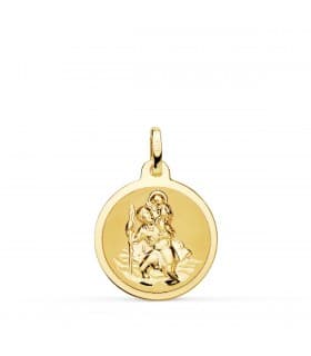 Médaille Saint Christophe 18 K XL