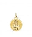 Médaille Saint Christophe Or 18K 18mm Brillante