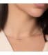 Collier étoile or blanc Bellanca 18 carats