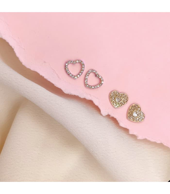 Herz-Ohrstecker mit Zirkonia | Damen Ohrringe 750 Gold 20730-1 Herz, online kaufen