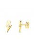 Pendientes pequeños Oro 18K Rayo