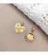 Paare Anhänger 13687 Gelbgold 750 mit zirkonia, Valentinstags