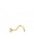 Piercing Nariz Mujer Oro 18K Chatón
