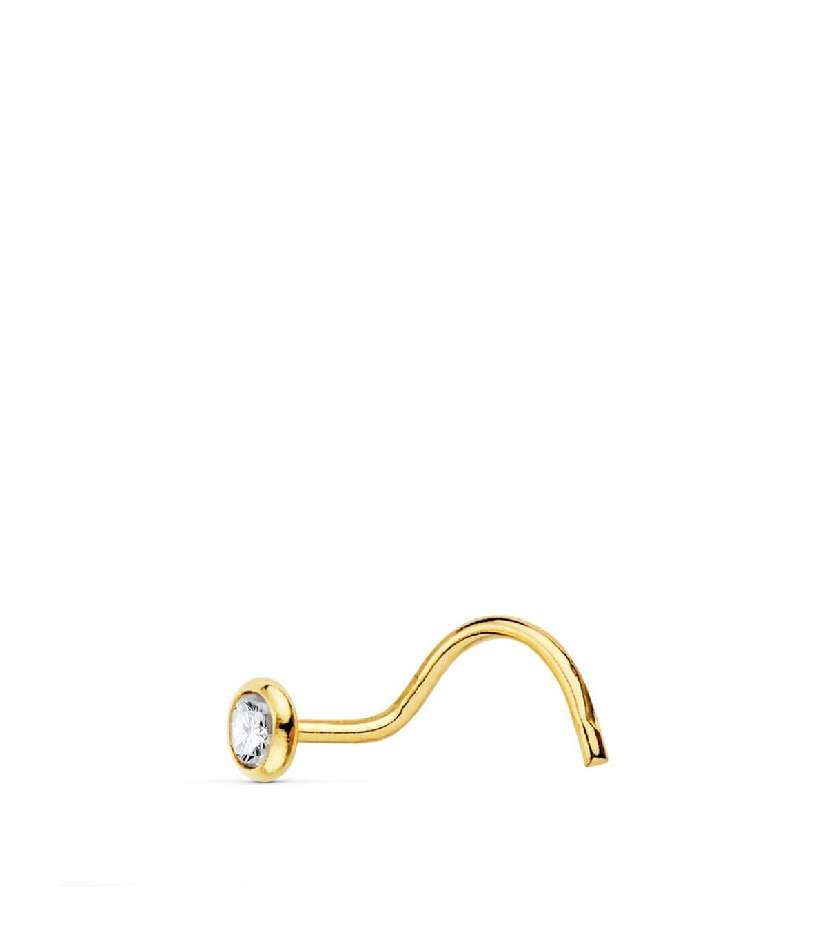 Piercing Nariz Mujer Oro 18K Chatón