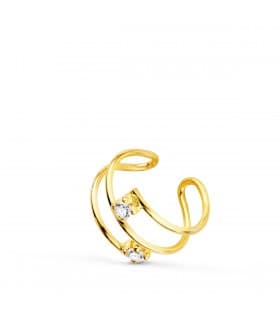 Ear Cuff Gelbgold | D14628