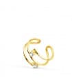 Ear Cuff Or 18K Sand Zircon