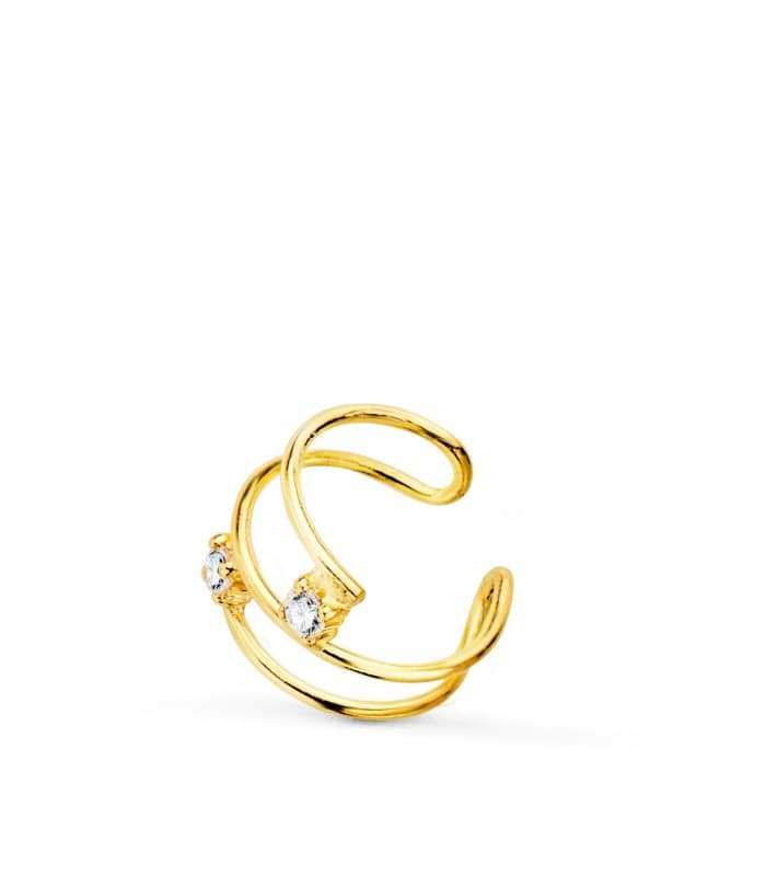 Ear Cuff Or 18K Sand Zircon
