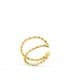 Ear Cuff Oro 18K Sand Twist | pendiente de oreja | pendientes de aro pequeños | piercings de oreja, helix, ajustador