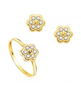 Juego de Comunión Oro Amarillo 18K Chloe Orla