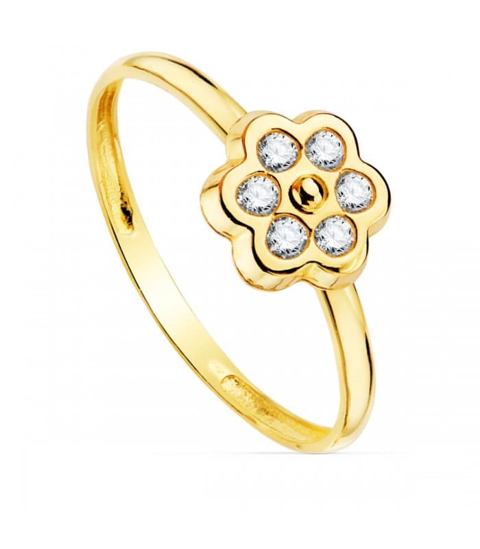 Juego Primera Comunión Oro Amarillo 18K Margarita