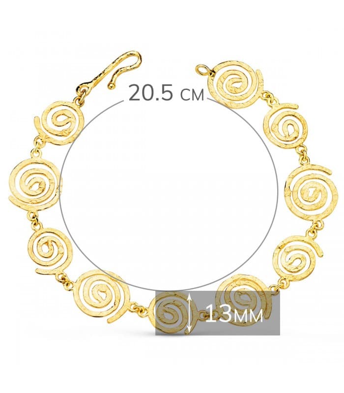Pulsera Mujer Oro Amarillo 18K Molly