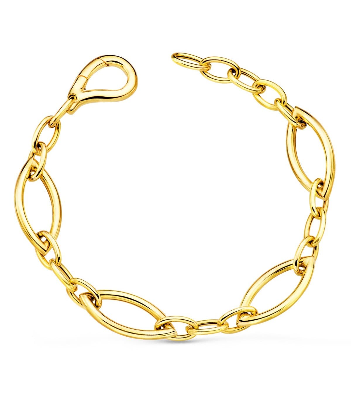 Pulsera Mujer Oro Amarillo 18K 19,5cm