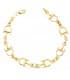 Pulsera Mujer Estribos Oro Amarillo 18K