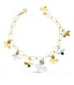 Bracelet or bicolore 18K Papillons