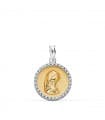 Médaille Vierge 2 Ors 18K Rond