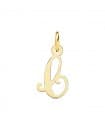 Pendentif initiale C or jaune 18k