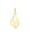 Ciondolo iniziale G oro giallo 18kt