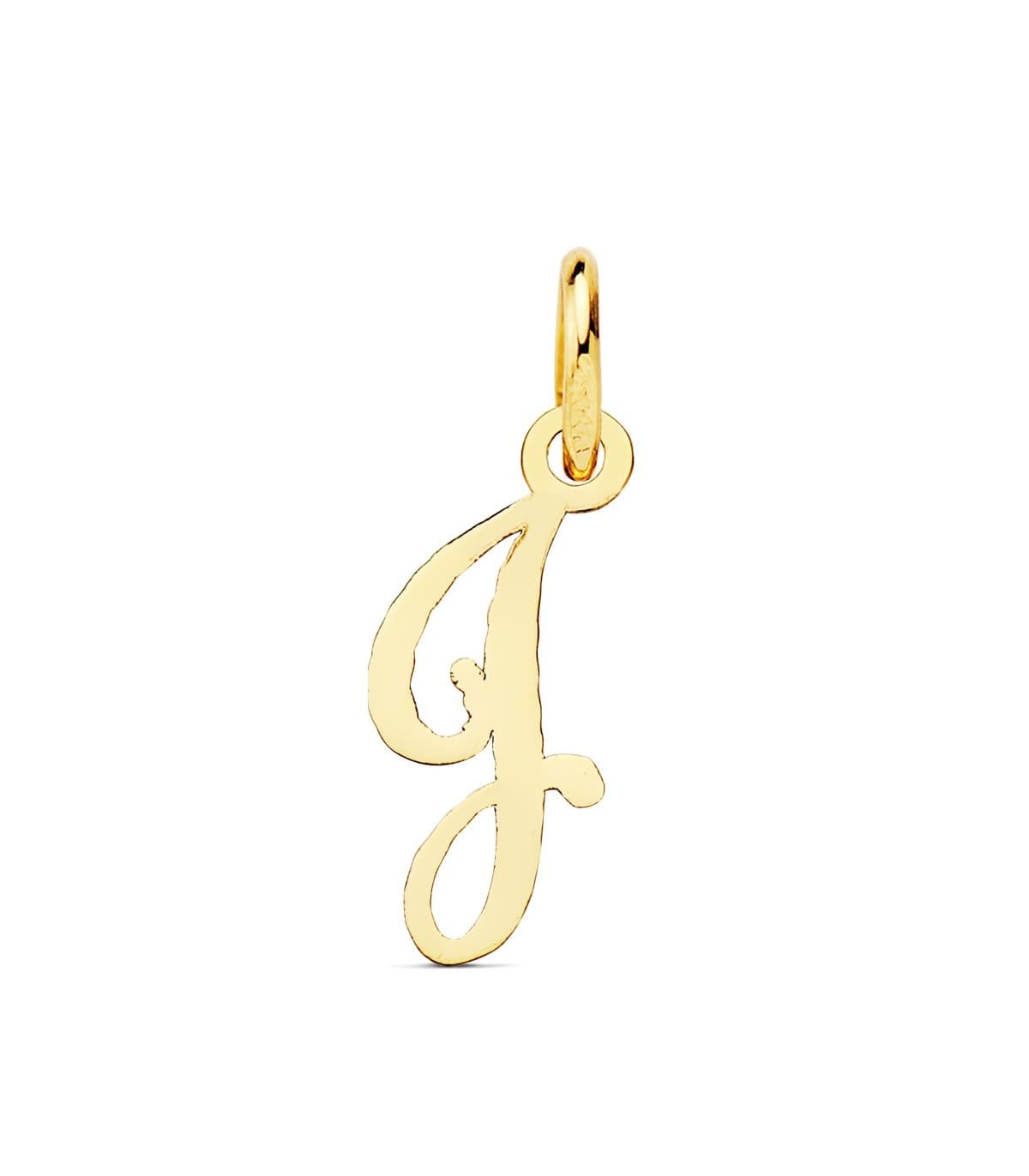 Ciondolo iniziale J oro giallo 18kt per Donna, gioielleria Alda.