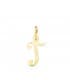 Colgante inicial oro amarillo 18k collar personalizado con la letra de tu nombre